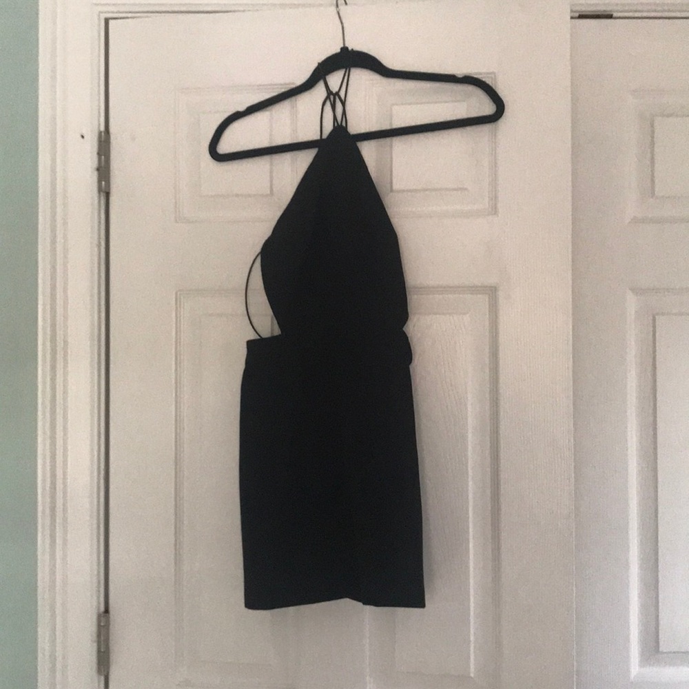 Black cocktail dress